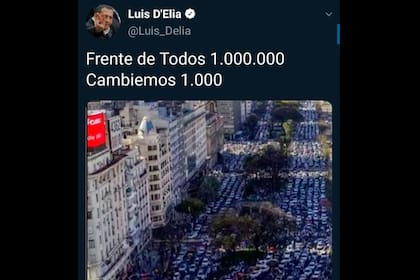 El insólito blooper de Luis D´Elía en Twitter