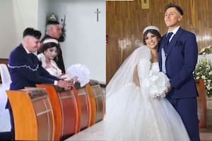 El insólito blooper que sucedió en medio de una ceremonia de casamiento y el video que se viralizó