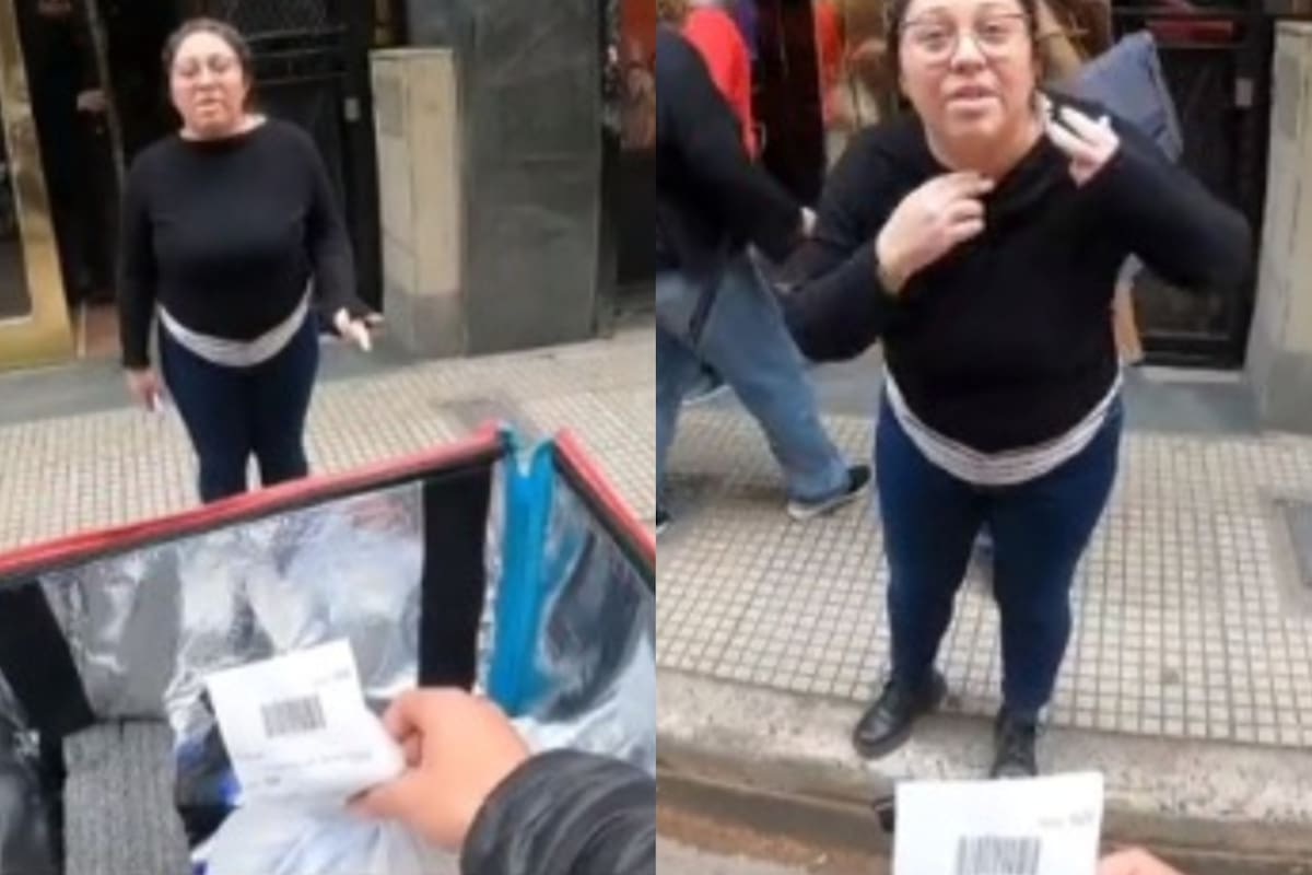 El insólito momento que vivió un repartidor de Rappi