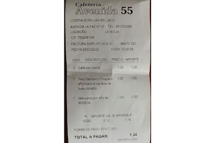 El insólito recargo que recibió el cliente en la cuenta