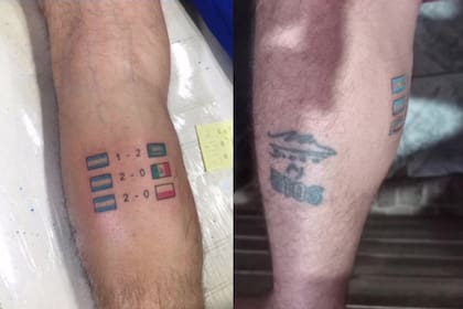El insólito tatuaje de un hincha que confía en que Argentina ganará el Mundial 2022