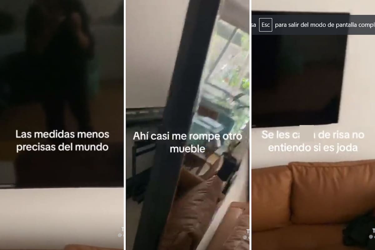 El insólito video de una mujer al técnico de la TV