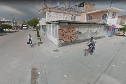El instante previó a la colisión que registró el auto de Google Street View