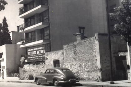 El Instituto Bayard en construcción, en el año 1969