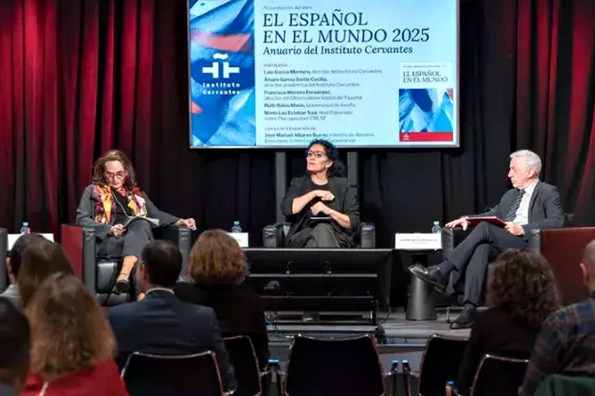 El Instituto Cervantes presentó esta mañana en Madrid el anuario “El español en el mundo 2025″