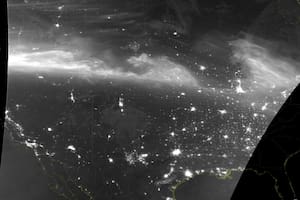 Las imágenes satelitales que muestran cómo se vio la tormenta solar desde el espacio