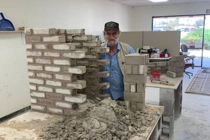 El instructor mencionó que el 99% de todo el trabajo de ladrillo, bloque y piedra en EE.UU. se realiza de forma no sindicalizada