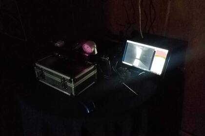 El instrumental de los investigadores