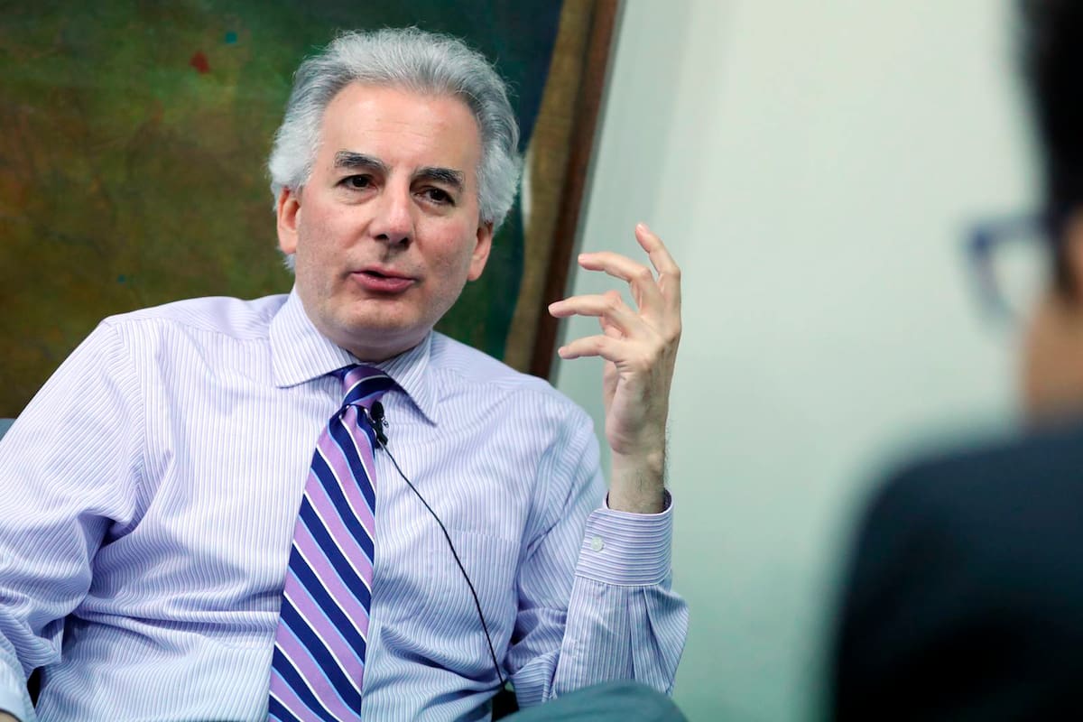 El intelectual Álvaro Vargas Llosa en una entrevista reciente.