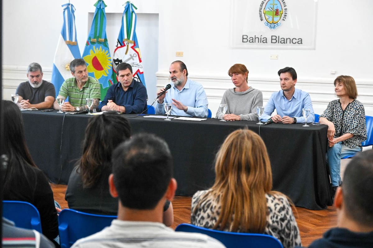 El intendente de Bahía Blanca, Federico Susbielles