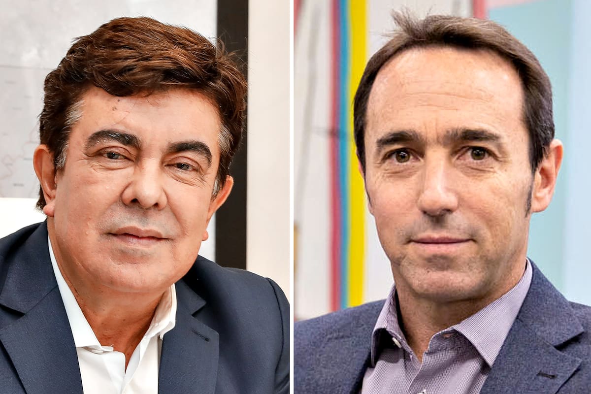 El intendente de La Matanza, Fernando Espinoza, junto al CEO y fundador de Mercado Libre, Marcos Galperin