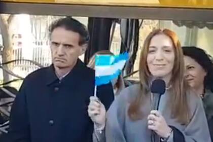El intendente de San Martín, Gabriel Katopodis, junto a la gobernadora Vidal