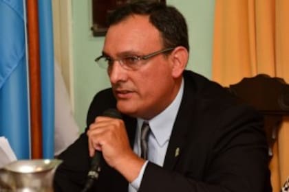 El intendente Javier Olaeta