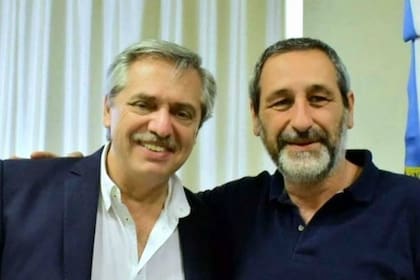 El intendente Pablo Torres en un encuentro con el presidente Alberto Fernández