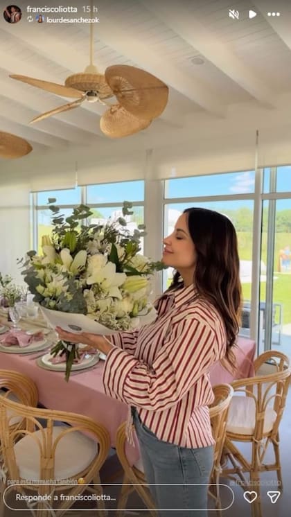 El intercambio de Sánchez y Liotta en Instagram por el Día de la Madre (Foto: Instagram @lourdesanchezok)