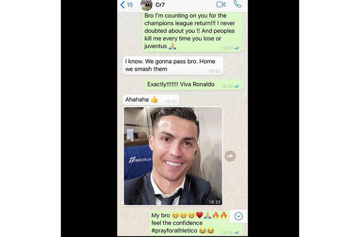 El intercambio de Whatsapp con Cristiano que reveló Evra