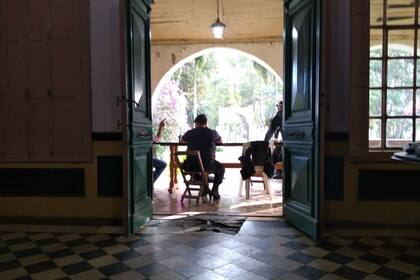 El interior de la finca