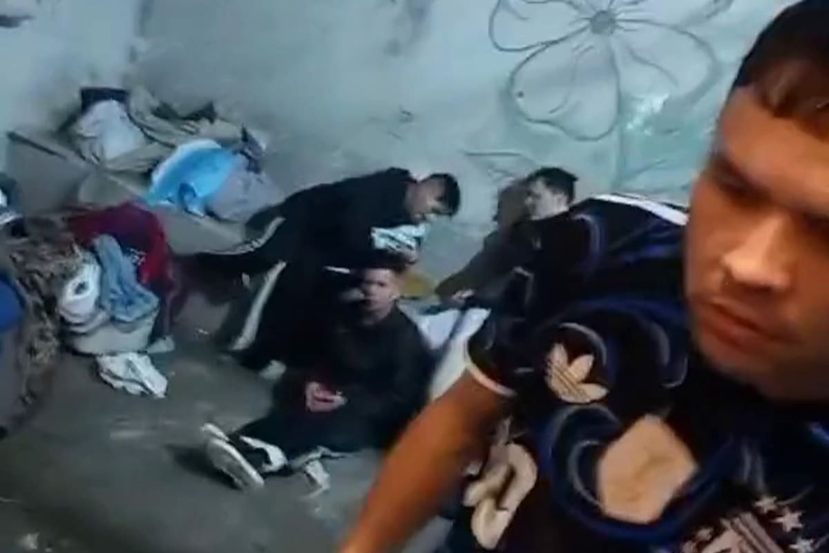 El interior de la Alcaidía 1 de la Policía de la Ciudad, escenario de una protesta de presos
