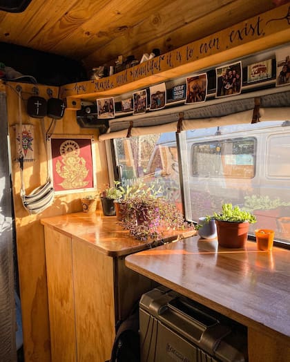 El interior de La Byron Van