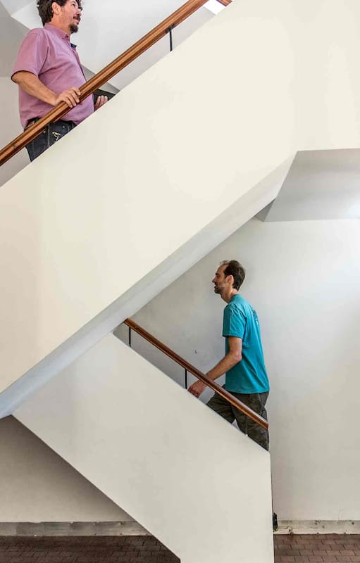 El interior de la casa Curutchet, obra del reconocido arquitecto Le Corbusier en La Plata.