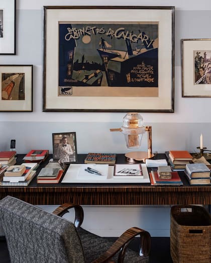 El interior de la casa de campo del famoso diseñador