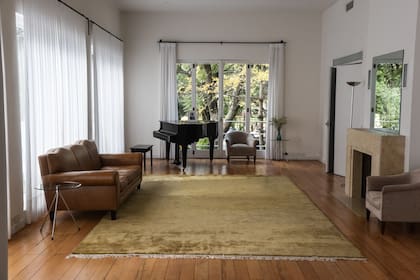 El interior de la casa ubicada en Barrio Parque