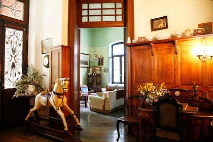 El interior de la estancia El Retiro, en Sierra de la Ventana.