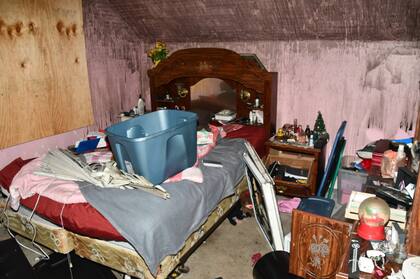 El interior de la habitación donde vivió la víctima