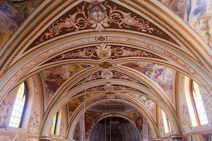 El interior de la iglesia Nuestra Señora de Aránzazu.
