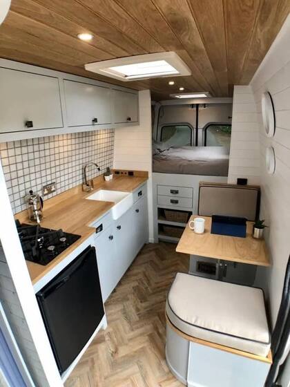 El interior de la motorhome se diseña a gusto de cada uno, teniendo en cuenta las necesidades y gustos