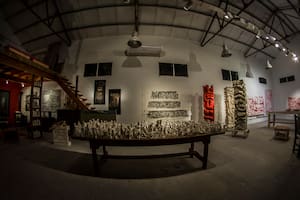 El interior de La Nave, el taller de Andrés Waissman