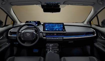El interior de la quinta generación del Prius
