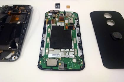 El interior de un Moto X