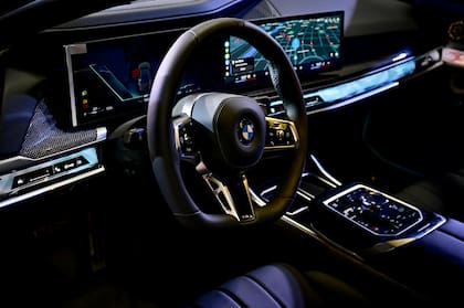 El interior del BMW Serie 7 es absolutamente tecnológico