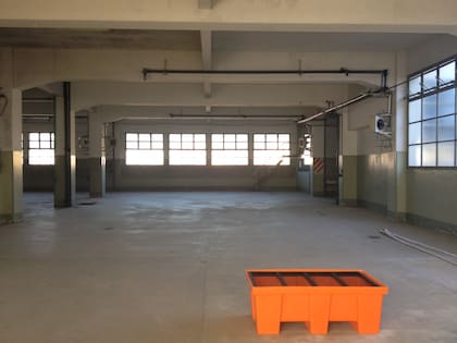 El interior del edificio sorprende con grandes áreas abiertas, ideales para múltiples configuraciones según las necesidades del proyecto