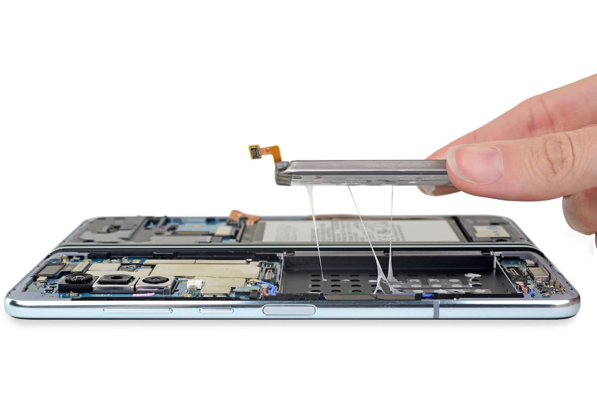 El interior del Galaxy Fold