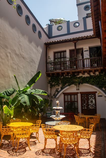 El interior del Hotel Remedios La Bella