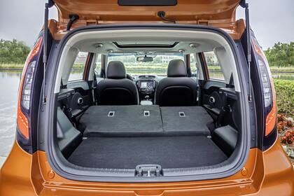 El interior del Kia Soul.