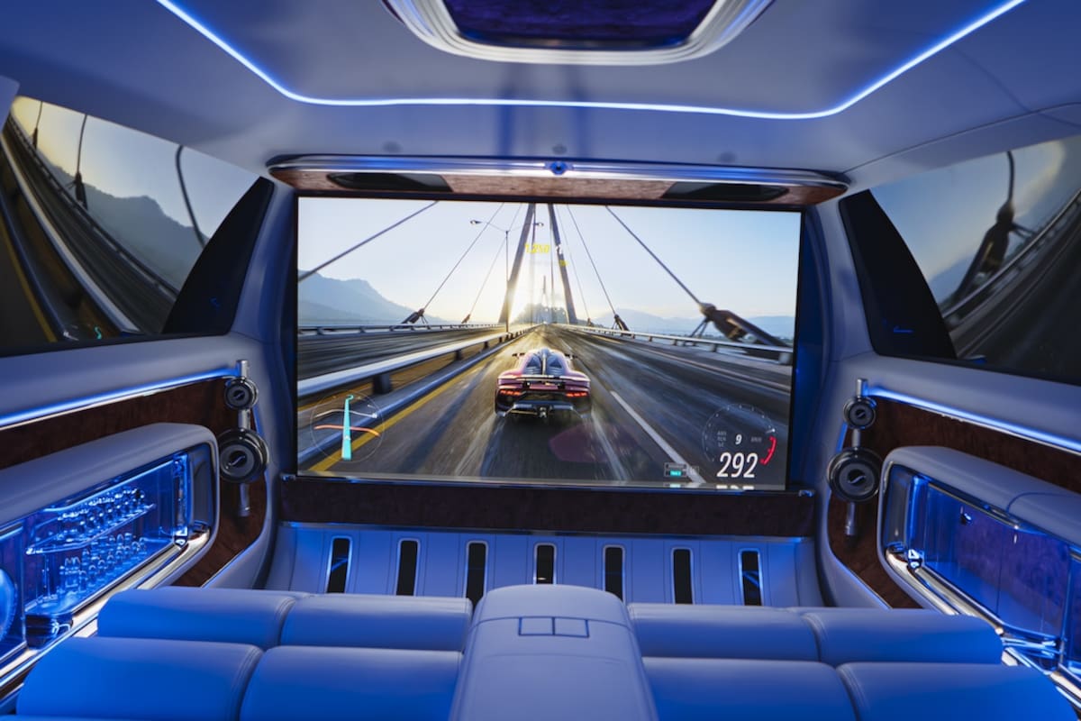 El interior del Mercedes Benz Vision V