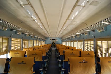 El interior del Tren Patagónico
