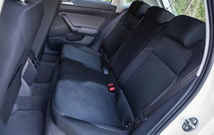 El interior del Volkswagen Polo.