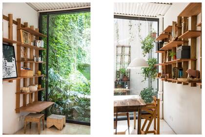 El interior en franco diálogo con el exterior.