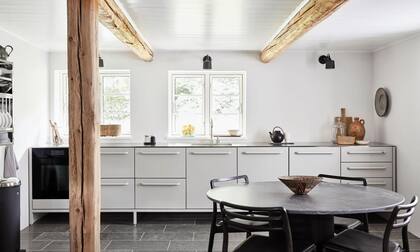 El interior es la expresión moderna del minimalismo escandinavo