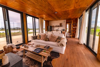 .El interior y las comodidades de una casa modular