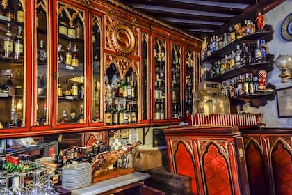 El interior y sus bebidas