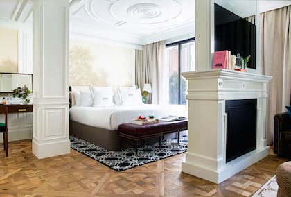 El interiorismo se inspiró en las aristocráticas casas del barrio de Salamanca.