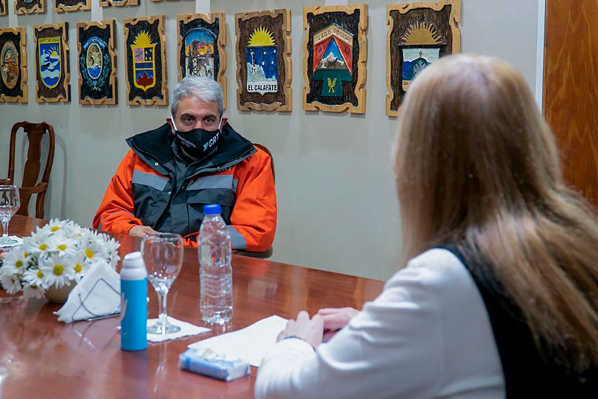 El interventor de Yacimientos Carboníferos Río Turbio (YCRT), Aníbal Fernández, se reunió con Alicia Kirchner en mayo.