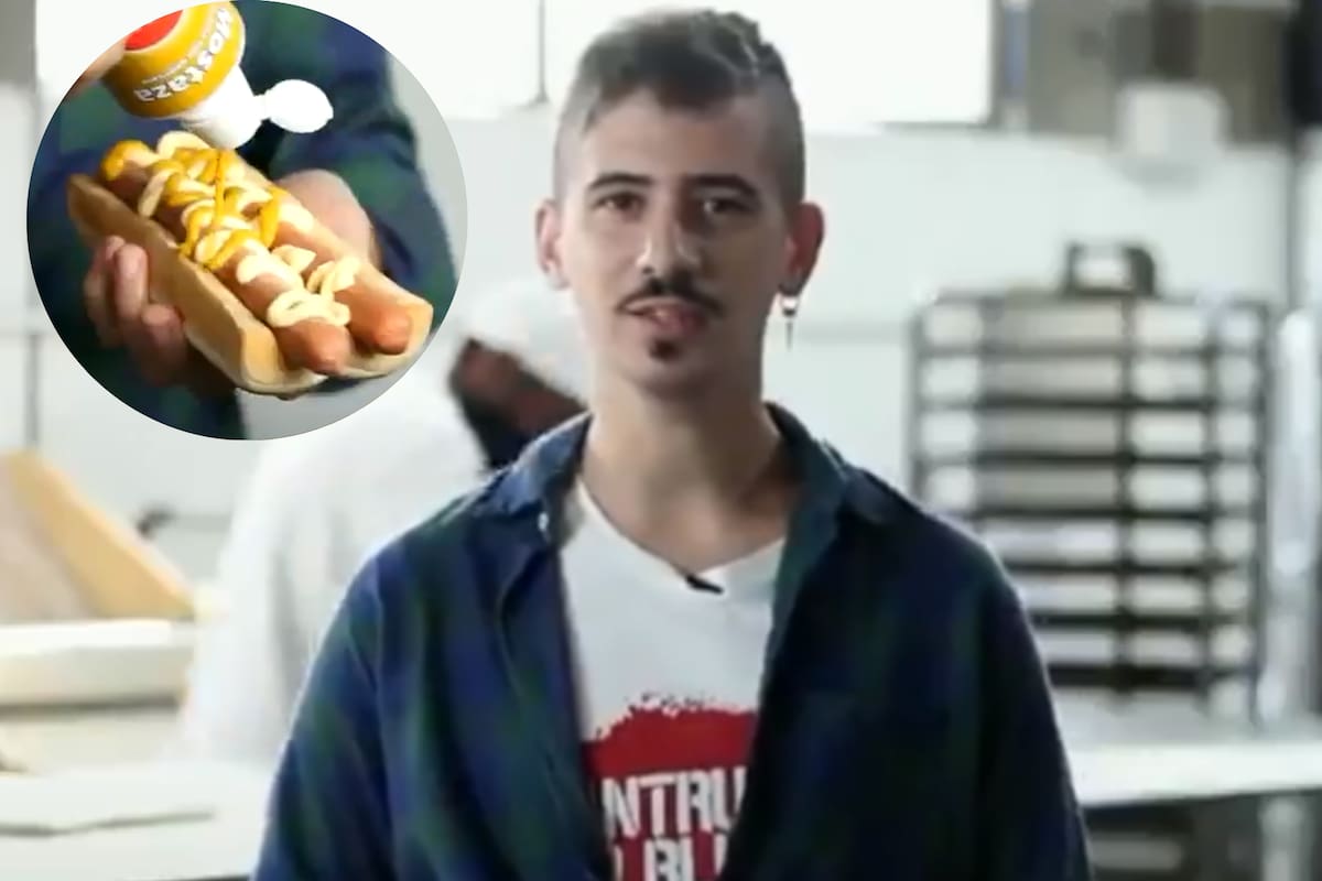 El invento de Jonathan Cacciapuoti, el "pancho doble", fue celebrado en las redes sociales