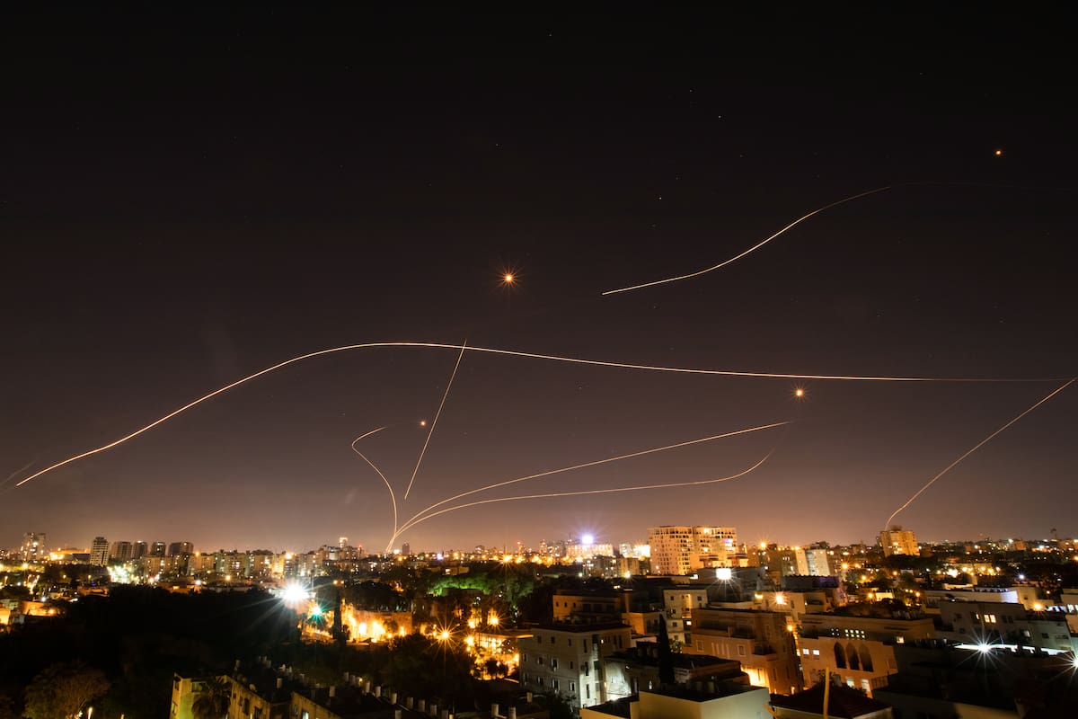 El Iron Dome en acción durante la última escalada de Israel con Hamas