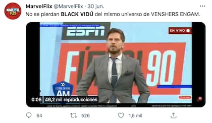 El irónico tuit de una cuenta cinéfila
